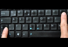 Römisch Eins auf der Tastatur